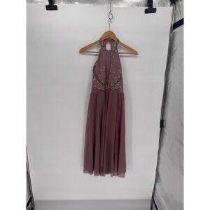 Balera Lyrical Ballet Mesh Handkerchief Hem Dress Pink Costume Adult Medium AM